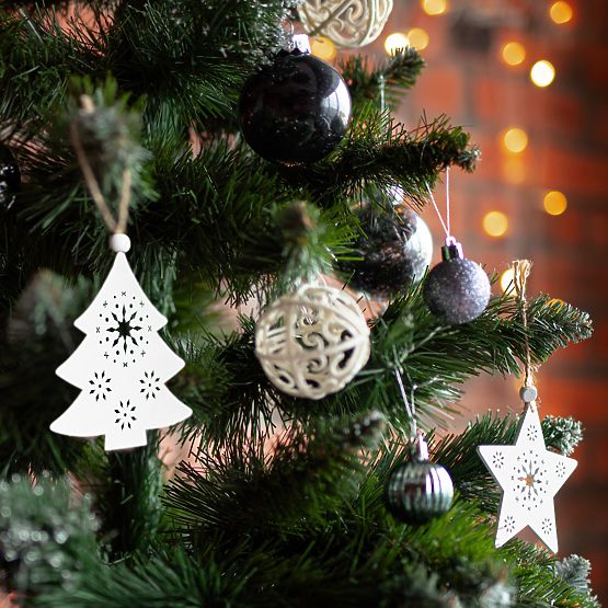 EZÜST KARÁCSONYI GÖMBÖK 36DB 311433C