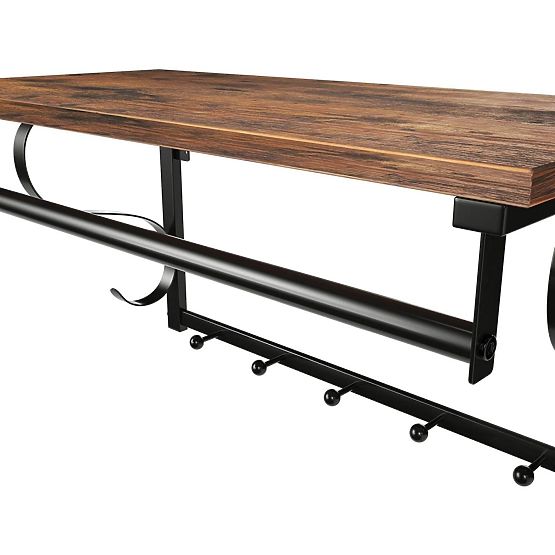 Fa polc ruhafogasokkal LOFT