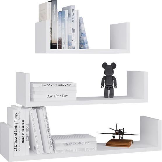 Fali Függőpolc MOBI 3P FEHÉR