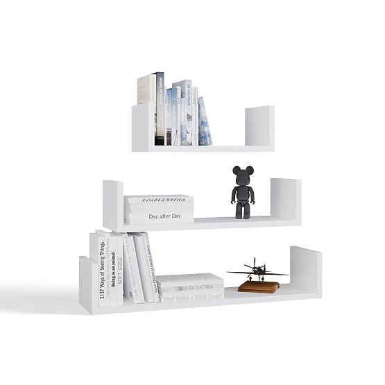 Fali Függőpolc MOBI 3P FEHÉR