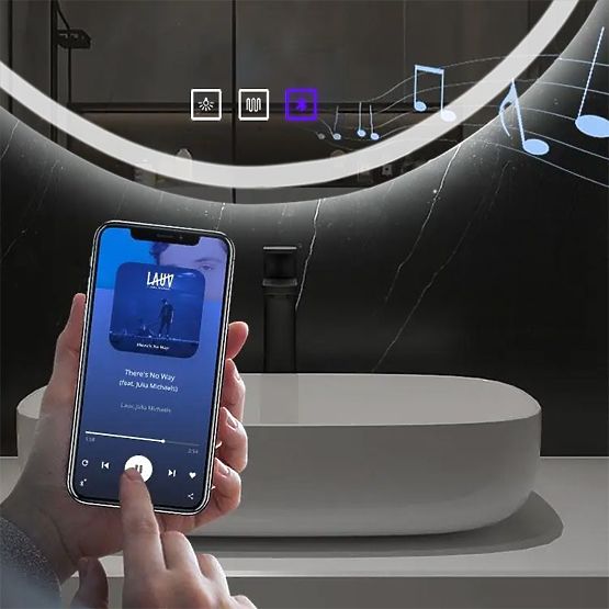 FALI LED TÜKÖR BLUETOOTH FUNKCIÓVAL 70x100cm FOG