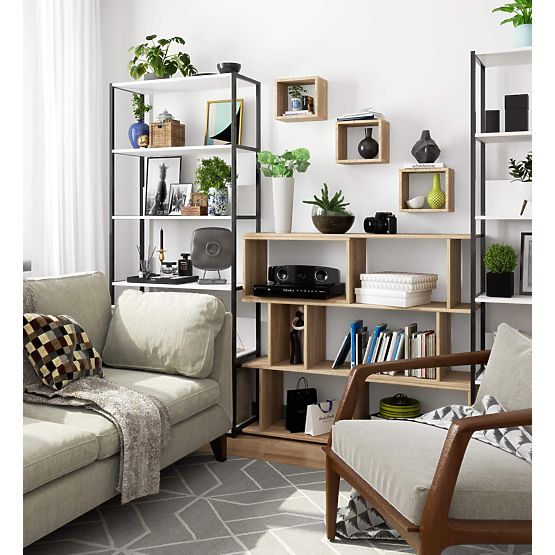 FALI POLC K 25x25cm 3DB KÉSZLET SONOMA TÖLGY