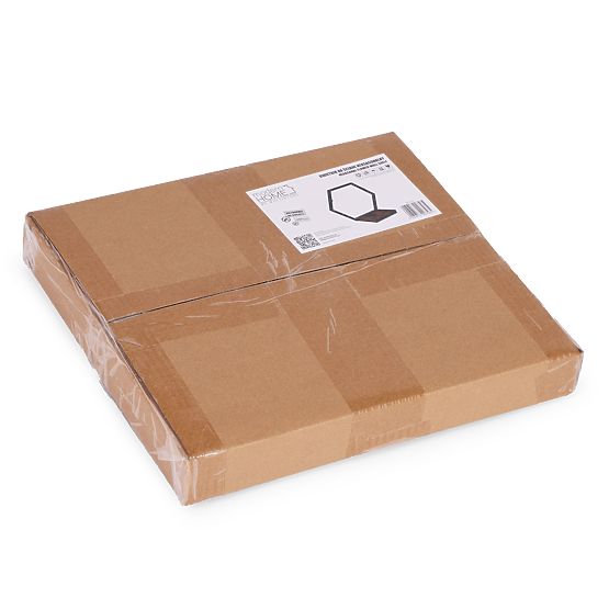 Fali virágtartó függő polc növényekhez dekoráció loft hexagon ModernHome