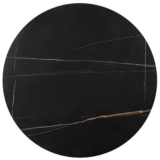 FATIMA 2 asztal szett, fekete márvány / arany (1p=1db)