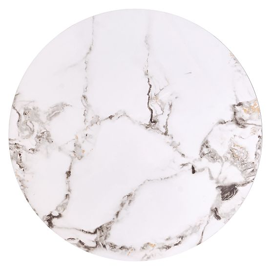 FATIMA 2 padkészlet, fehér márvány / fekete (1p=1db)