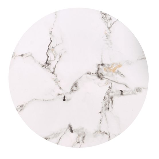 FATIMA 2 padkészlet, fehér márvány / fekete (1p=1db)