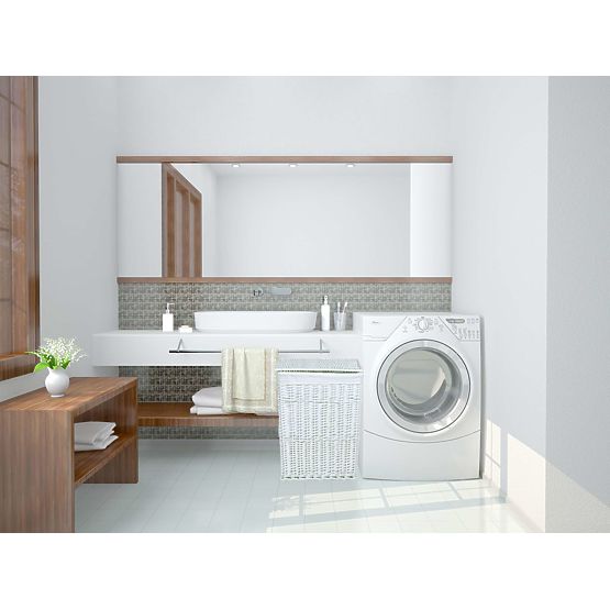 Fehér fonott kosár 114 L