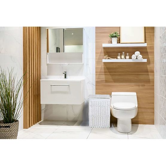 Fehér fonott kosár 114 L