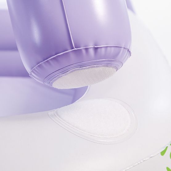 Felfújható gyermekmedence tetővel lila INTEX 57470-DINO