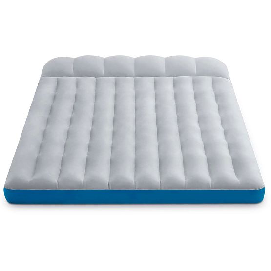 Felfújható kétszemélyes kemping matrac 193x127x17 cm ágy háttámlával INTEX 67999
