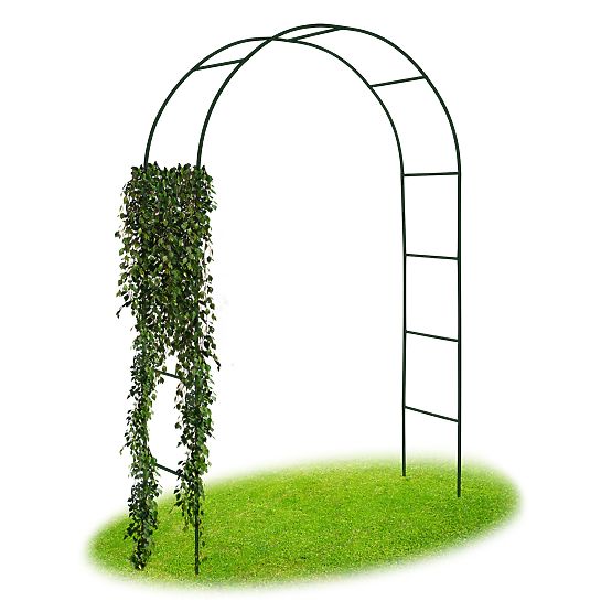 Fém pergola ív fekete 240 cm
