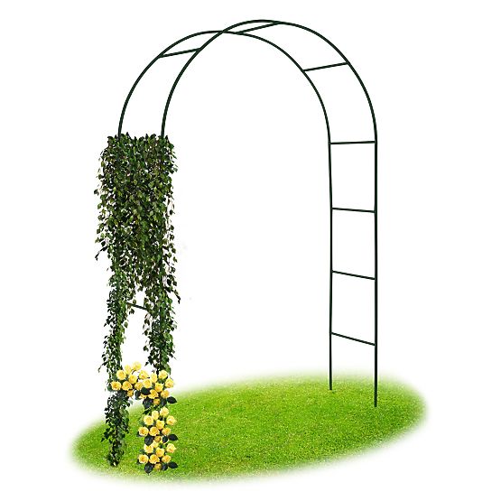 Fém pergola ív fekete 240 cm