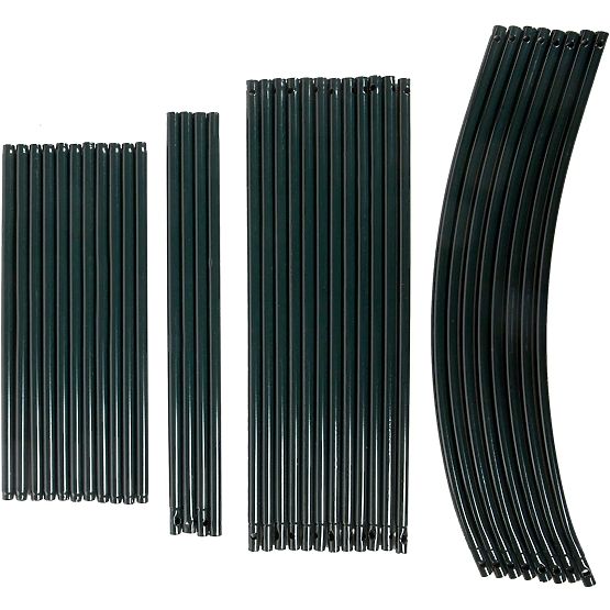 Fém pergola ív fekete 240 cm