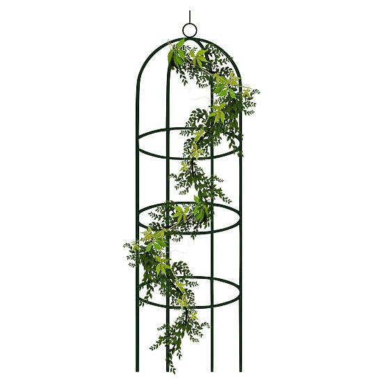 Fém pergola oszlop sötétzöld 190 cm