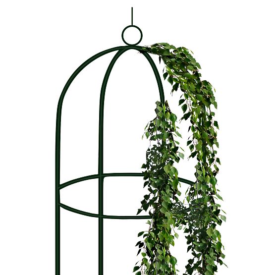 Fém pergola oszlop sötétzöld 190 cm