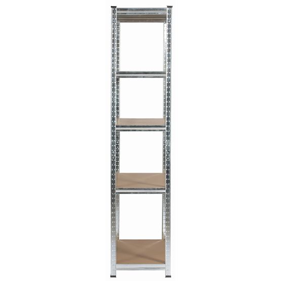 FÉM POLC 90x40x180 EZÜST