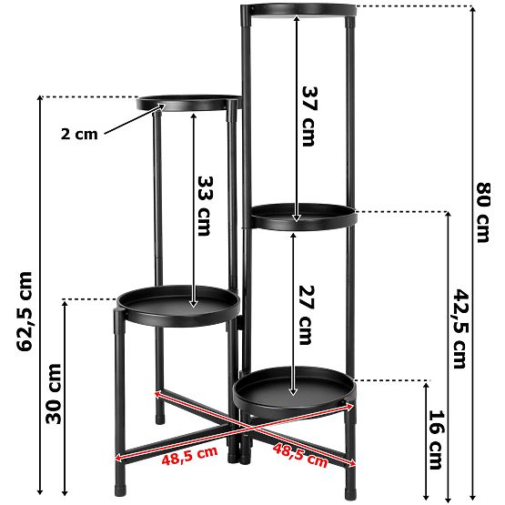 Fém virágtartó NUNO