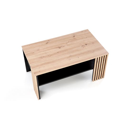 FEMINA dohányzóasztal artisan tölgy/fekete