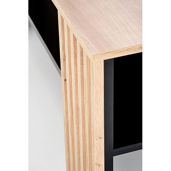 FEMINA dohányzóasztal artisan tölgy/fekete