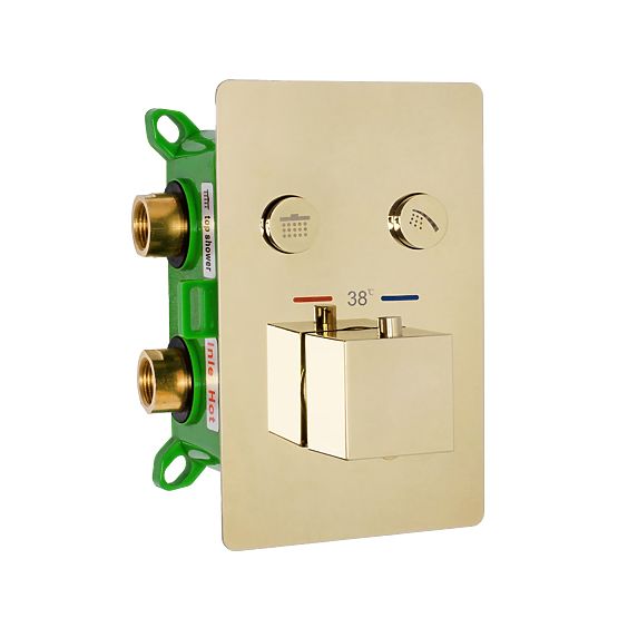 FENIX DAVIS Zuhanyszett termosztáttal, arany + BOX