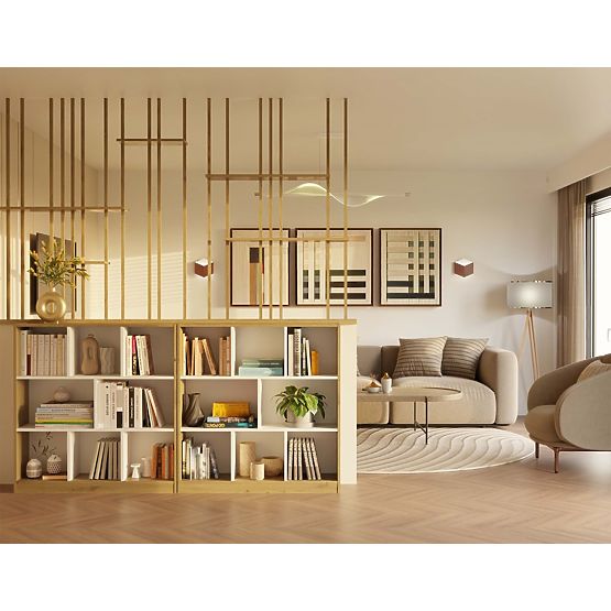 Fiesta 8P Álló Polc ARTISAN TÖLGY / FEHÉR