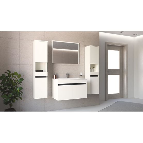 FIGARO Tükör 80 cm fehér