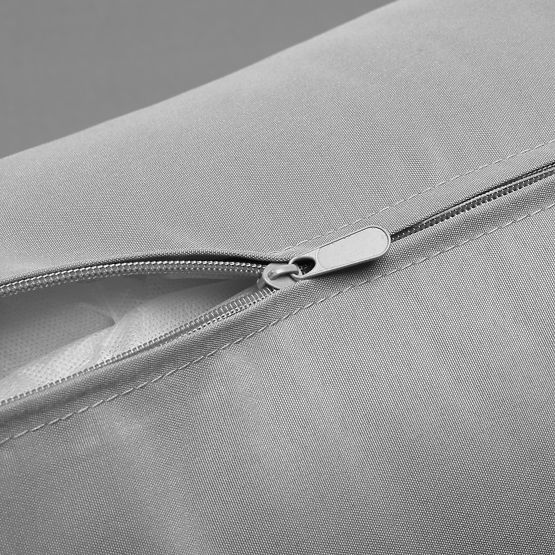 FLORENCJA szürke kerti bútorkészlet kanapéval és ottománnal