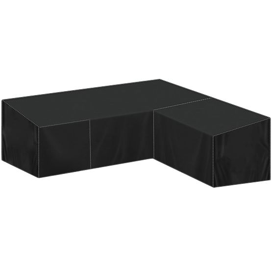 FLORENCJA szürke kerti bútorkészlet kanapéval és ottománnal