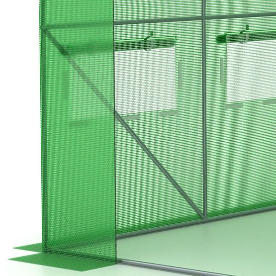 Fóliaalagút borítás kerti üvegházhoz 2,5x4 m