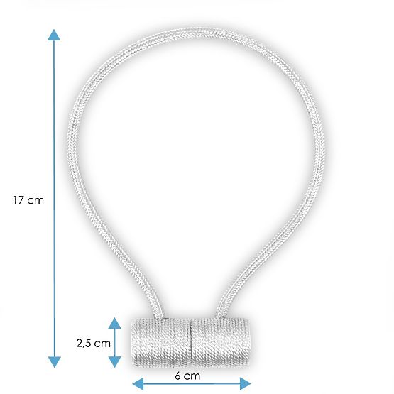 Függönyök - kiegészítők HAMILTON világoskék ameliahome