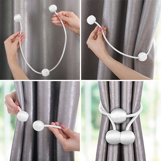 Függönyök - MONTREAL kiegészítők lila szín ameliahome