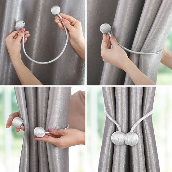 Függönyök - TORONTO kiegészítők türkiz szín ameliahome