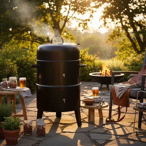 FUMARO kerti füstölő grillsütő