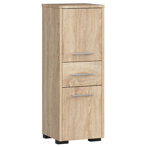 FÜRDŐSZOBA SZEKRÉNY FIN OSZLOP 30 2D 1SZ 85cm PK TÖLGY SONOMA