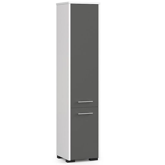 FÜRDŐSZOBAI POLC FIN OSZLOP 30 2D 140cm FEHÉR / SZÜRKE