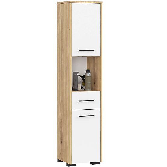 FÜRDŐSZOBAI POLC FIN OSZLOP 30 2D 1SZ 1W 140cm PK ARTISAN / FEHÉR