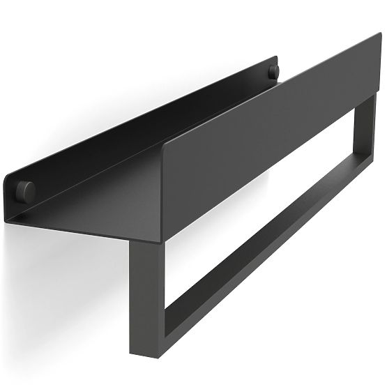 Fürdőszobai polc SF01 45cm fekete matt