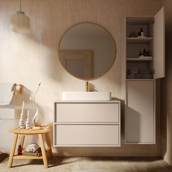 Fürdőszobai szekrény, Mossy oszlop, kasmír