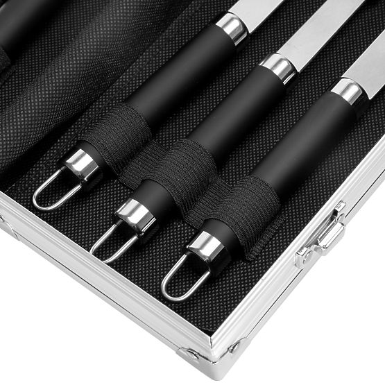 GAFAL 6 darabos grillező készlet bőröndben