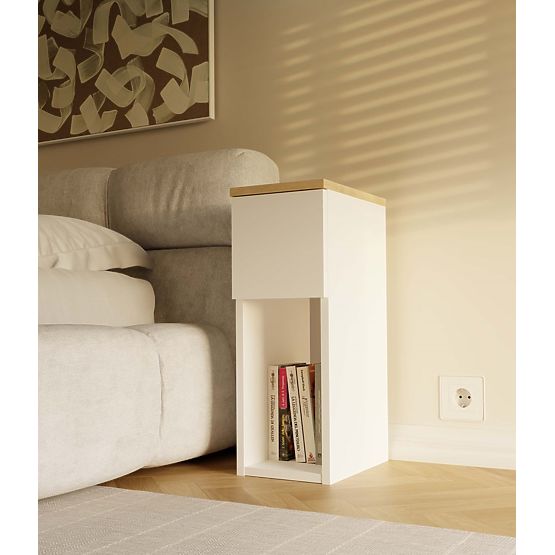 GALAX 20/1S ÉJJELISZEKRÉNY FEHÉR-ARTISAN