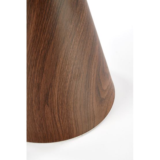 GENESIS_S konferencia asztal fehér márvány / dió / arany