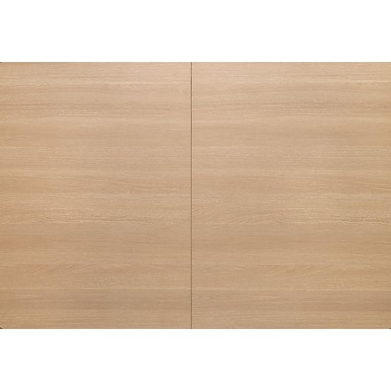 GIACOMO kihúzható asztal, asztallap - természetes, láb - fekete (2p=1db)