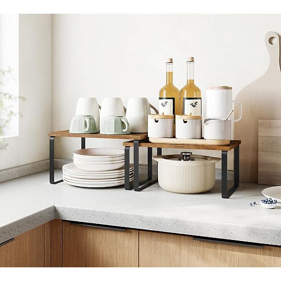 GINGER RUSTIC bambusz polc szett 2 darab