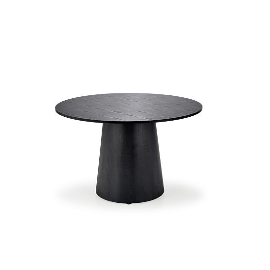 GINTER kerek asztal, fekete (2p=1ks)