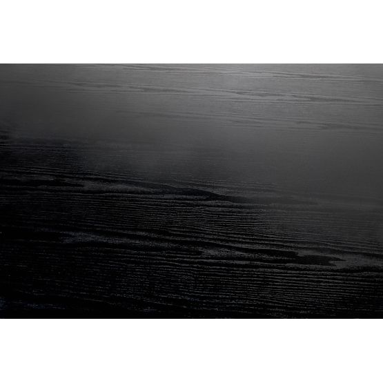 GINTER kerek asztal, fekete (2p=1ks)