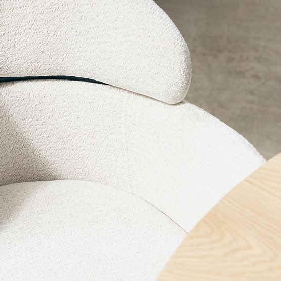 Granda étkezőszék, ekrü/fekete lábak