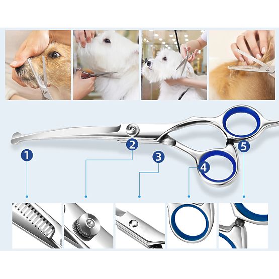 GROMMY állati ollókészlet kutyáknak és macskáknak