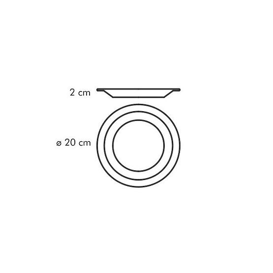 GUSTITO asztali készlet fehér színű tescoma