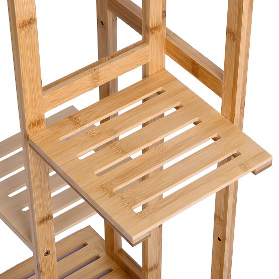 Gutren bambusz virágtartó 6 polccal