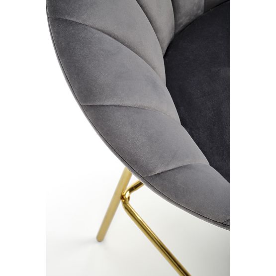 H112 bárszék szürke/arany (2p=2db)